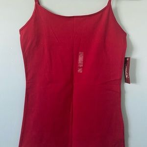 Red tank top